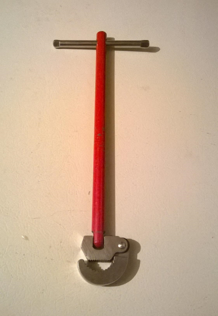 The original special tool: a basin wrench